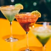 QR code menu beverages category